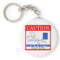 quilter with keychains