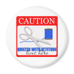 quilter with magnets