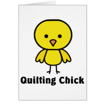 Quilting Chick Card