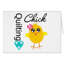 Quilting Chick Card