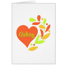 Quilting Heart Greeting Card