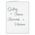 Quiltingforever cards