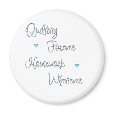 Quiltingforever Magnet by Quilt_Moms_Bistro