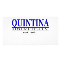 quin. univ personalized photo card