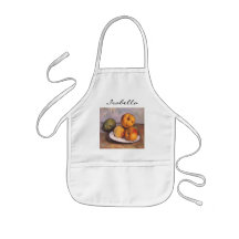 Quince, Apples, Pears, Cezanne, Vintage Still Life Apron