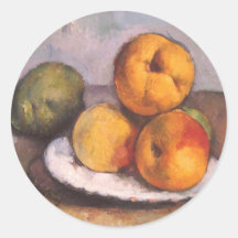 Quince, Apples, Pears, Cezanne, Vintage Still Life Sticker