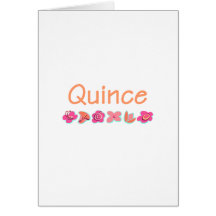 Quince Greeting Card