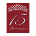 Quinceañera for the 15th birthday postcards