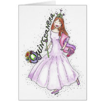 Quinceanera Invitation Greeting Card