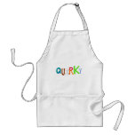 Quirky odd unusual unique fun colourful art word aprons