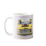 Quirky Yellow Typewriter mugs