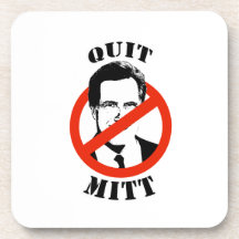 QUIT MITT BEVERAGE COASTER