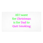 Quit Smoking Dad 2 photo cards