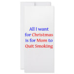 Quit Smoking Mum!  2 rack cards