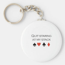 Quit staring at my stack T-shirt Key Chains
