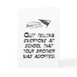 Quit telling everyone greeting cards