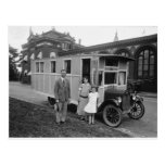 Quite Probably the First Ever MOBILE HOME Postcard