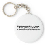 Quote for Success keychains