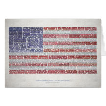 Quotes Flag for A Free and Open Internet Card