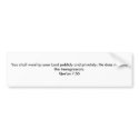 quran chapter 7 Bumper Sticker bumper stickers