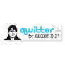 Qwitter Bumper Sticker