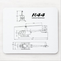 R-44 Robinson Mouse Mat