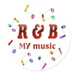 R & B Music stickers