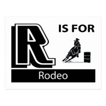 R Is For Rodeo Post Cards