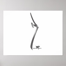 R logo print