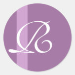 R Monogram Sticker