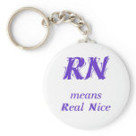 R.N. means real nice (purple) keychains