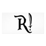 R! Pirate T-shirts photo cards