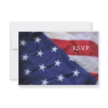 R.S.V.P. Card-American Flag Invitations
