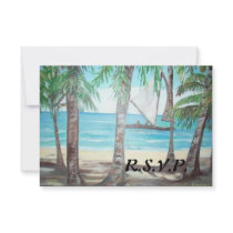 R.S.V.P. Invitation - Luquillo Beach Painting