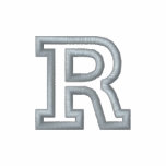 "R" Small Athletic Letter embroidered shirts