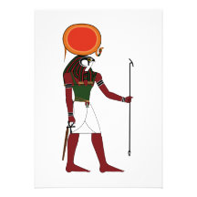 Ra the Ancient Egyptian God of the Sun and Kings Personalized Announcements