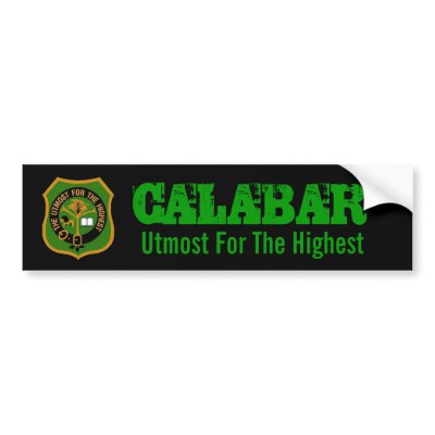 Rabalac Calabar Bumper Sticker by Rabalacplace