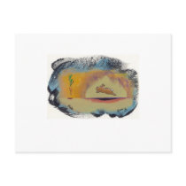 Rabbit and Carrot goal reward Tiny Art #500 Post Cards