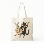 Rabbit & Cat Tote Bag