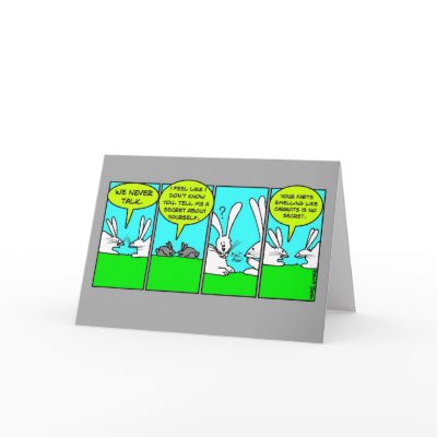 Rabbit Farts (Birthday Card)