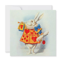 Rabbit in Alice Wonderland ~ Invitation