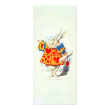 Rabbit in Alice Wonderland ~ Invitation