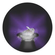 Rabbit  in the Magic Hat Stickers