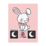 Rabbit Kanji Postcard
