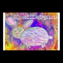 Rabbit of Peace [poster] posters