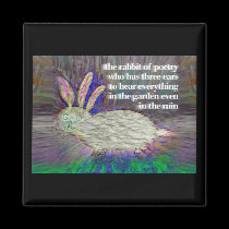 Rabbit of Poetry [magnet] magnets