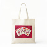Rabbit Playing Cards on Satin bags