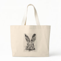 Rabbit Rabbit Tote Bags