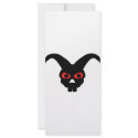 rabbit skull halloween icon rack cards