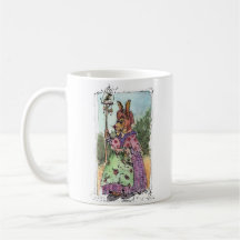 Rabbit with Bird Cage Mug